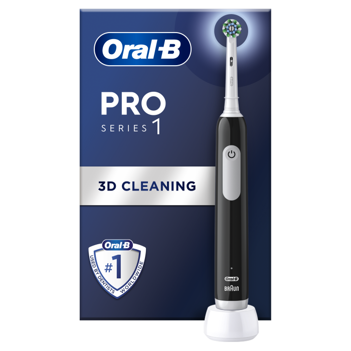 Oral-B Pro Series 1 Ηλεκτρική Οδοντόβουρτσα,  Μαύρη